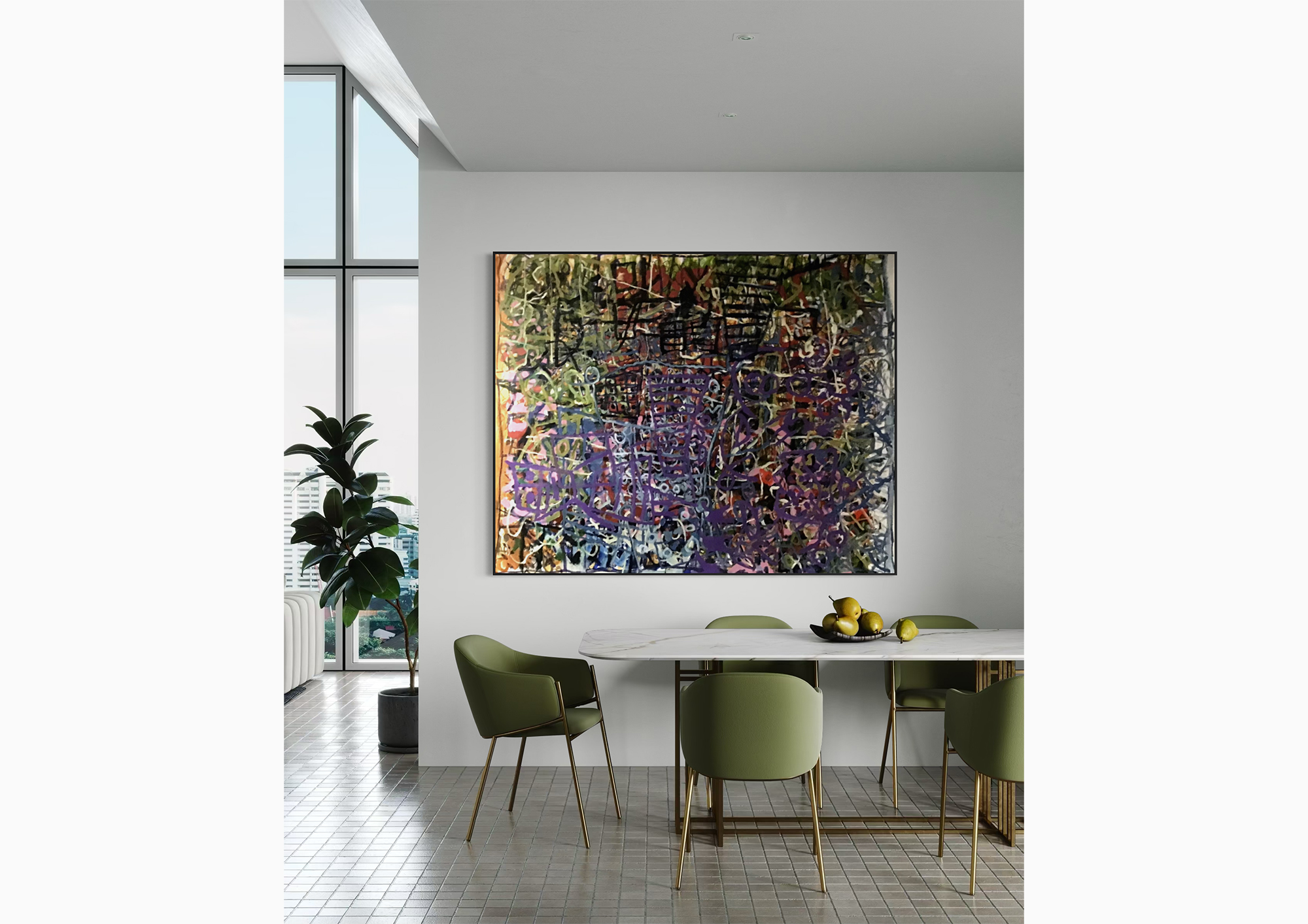 If Not, Why Not displayed in a room