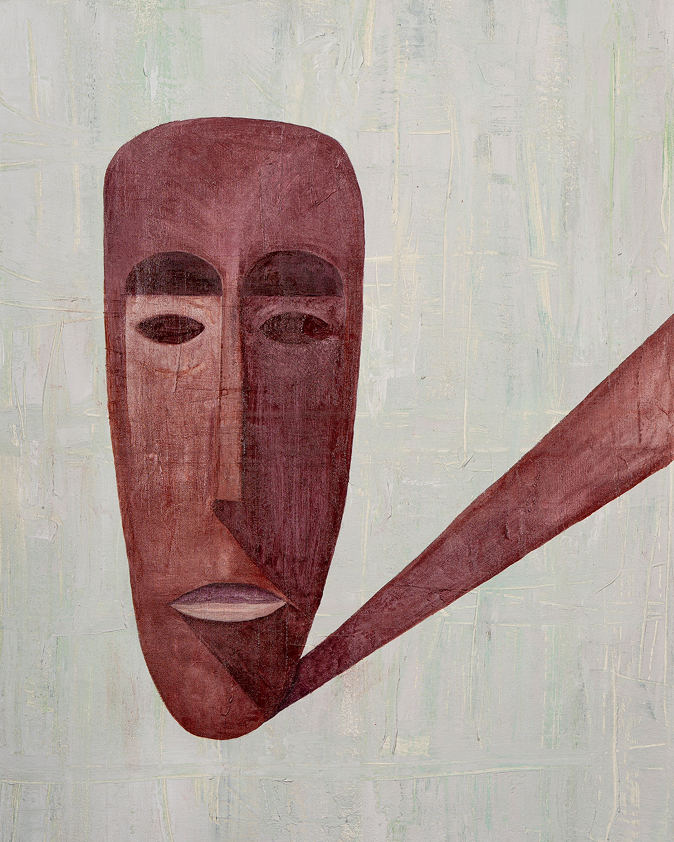 Sean Loch working in his studio
