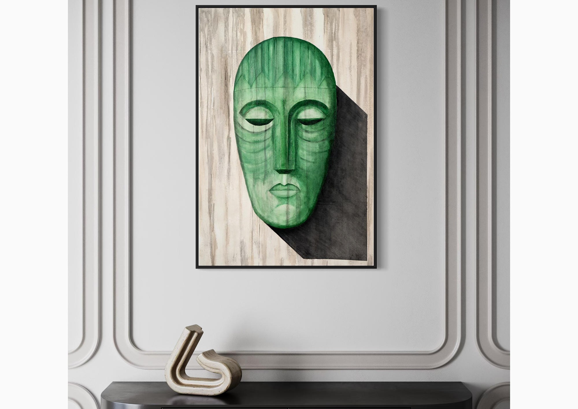 Insight displayed in a room