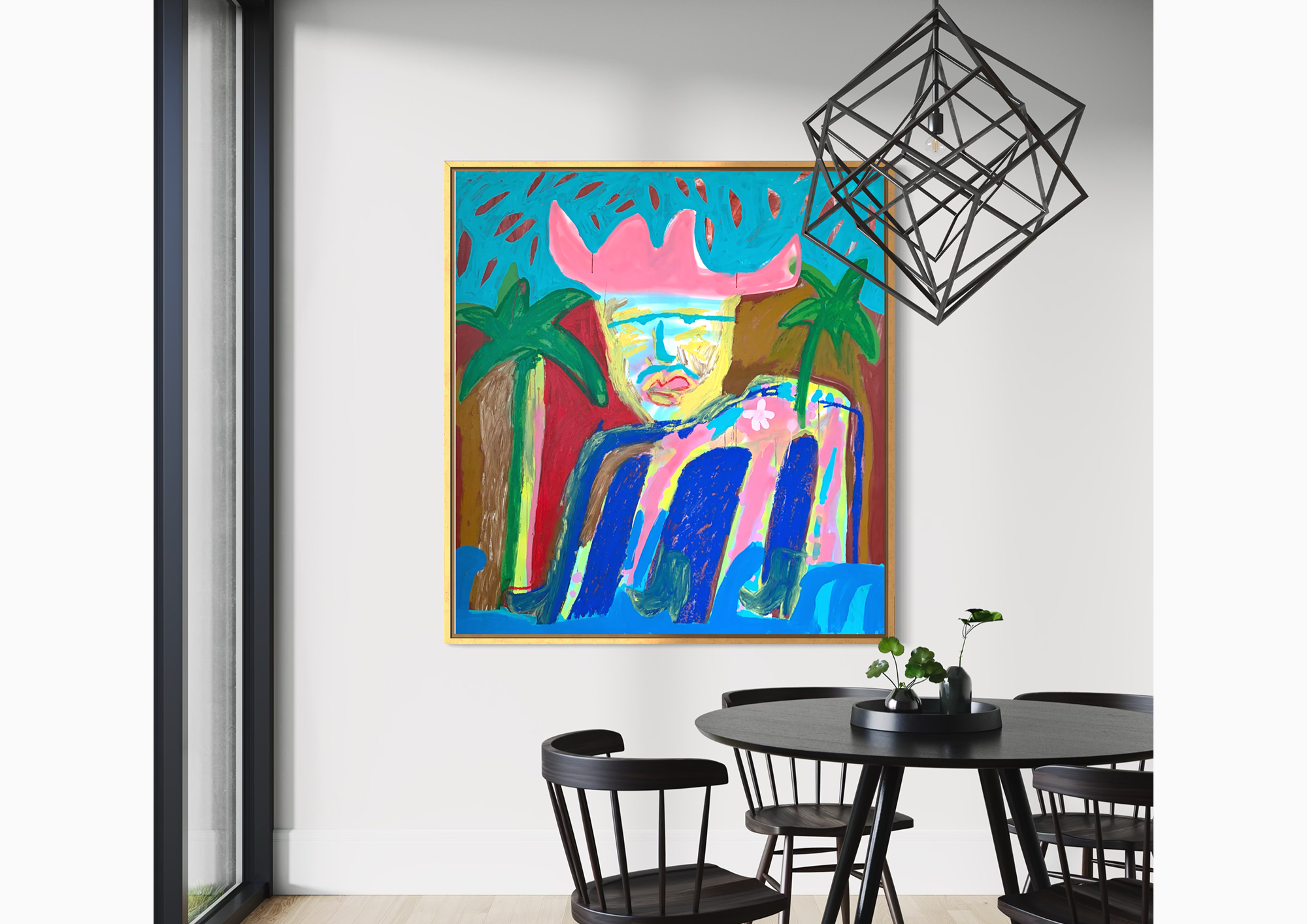 Island Fever displayed in a room