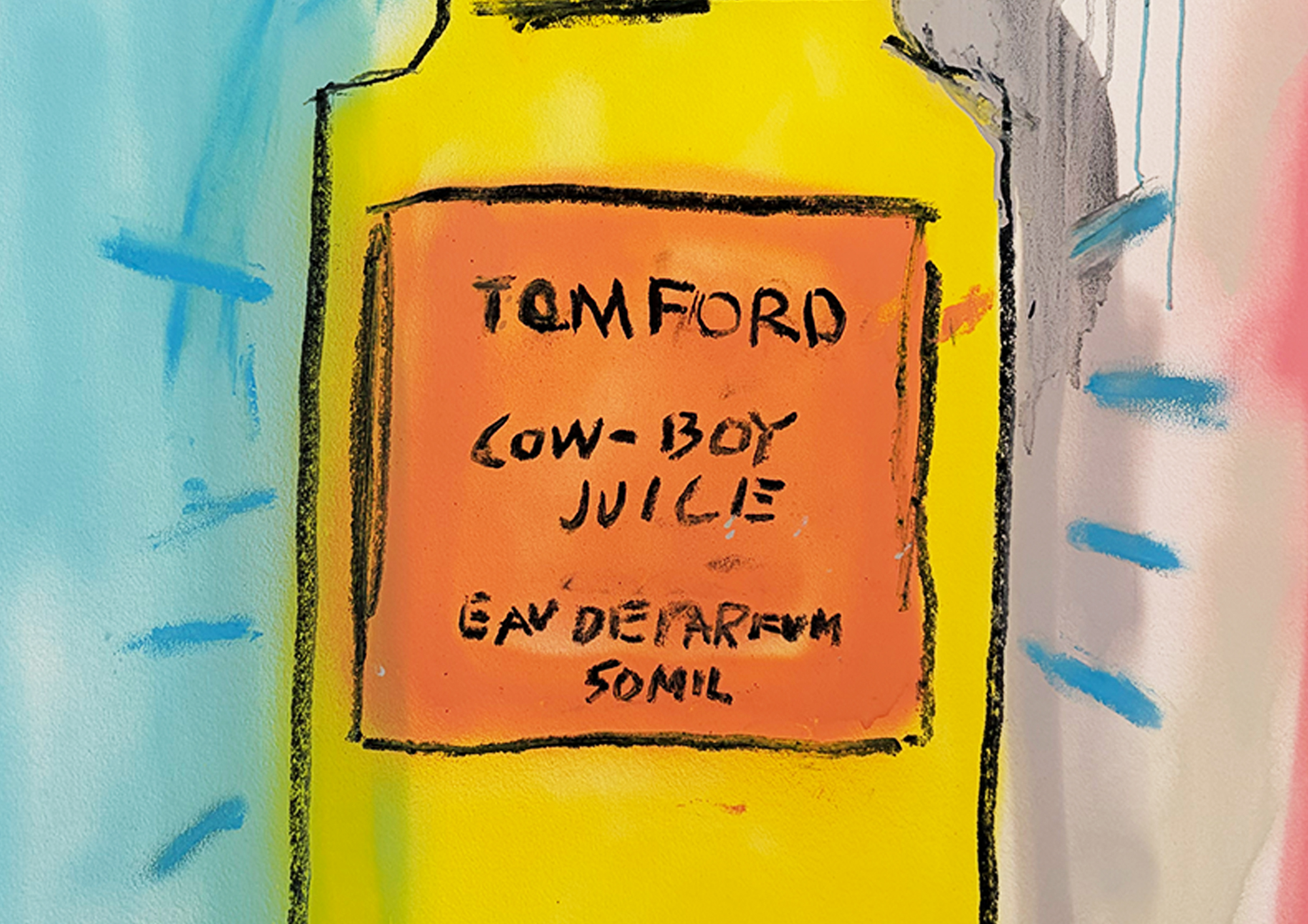 Detail of Cowboy Juice (Yellow)
