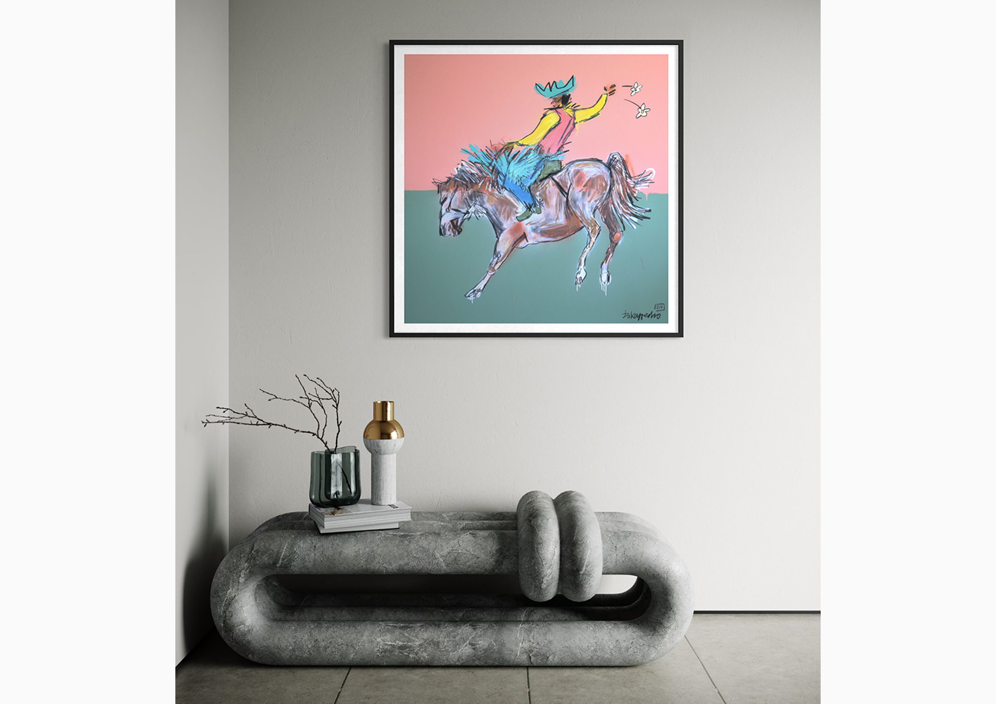 Detail of Big Rodeo (Print)