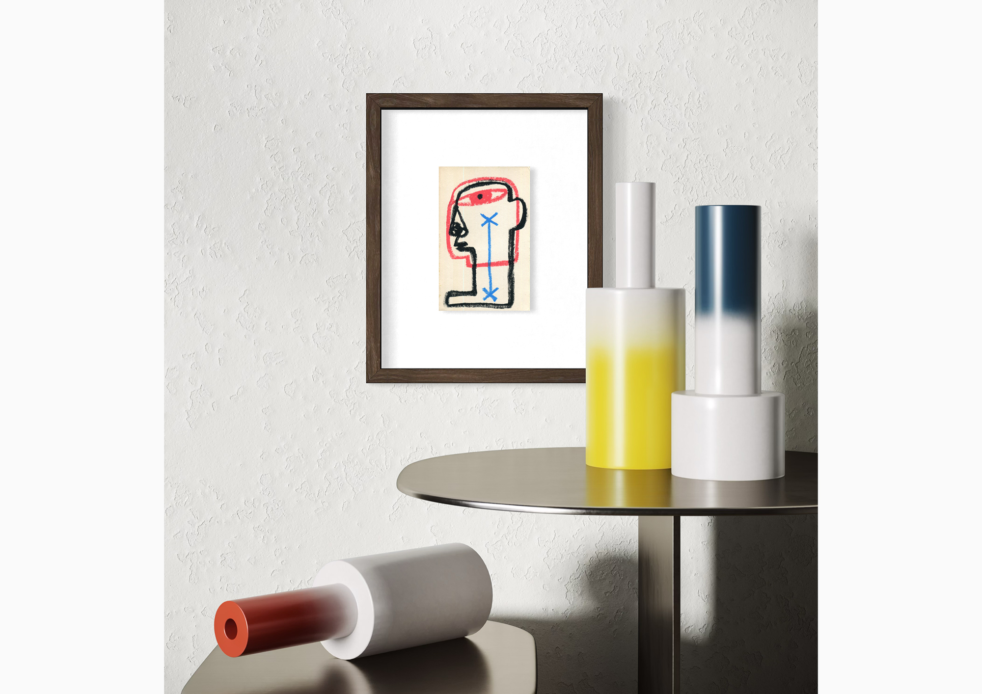 Little Drawing 15 displayed in a room