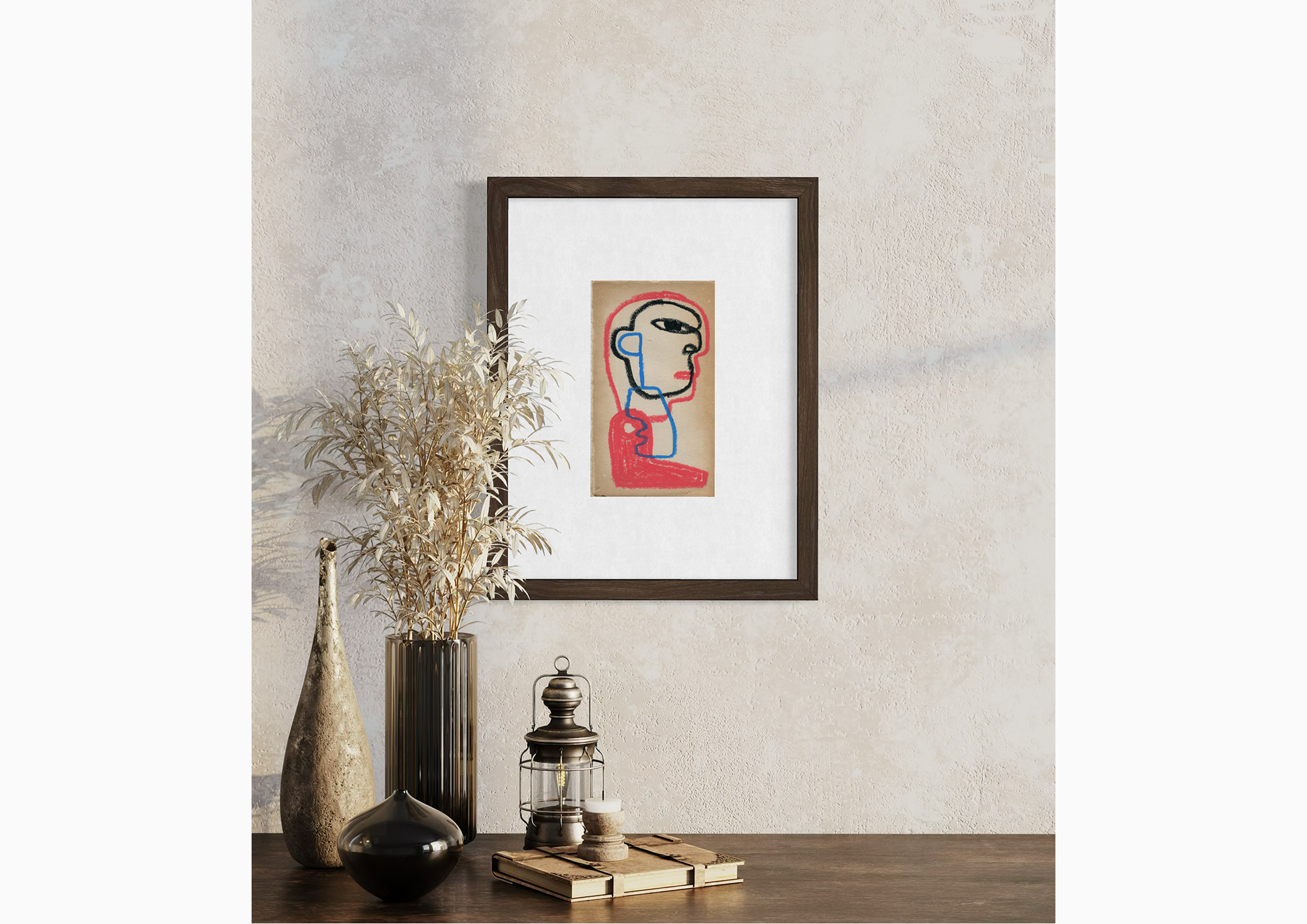 Little Drawing 16 displayed in a room