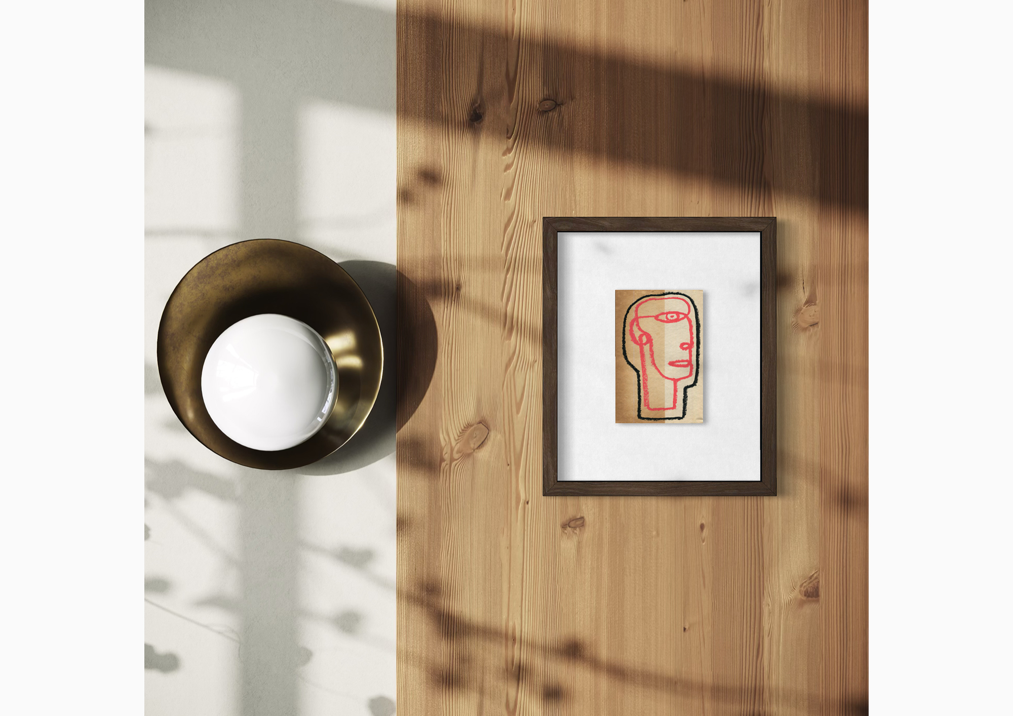 Little Drawing 20 displayed in a room