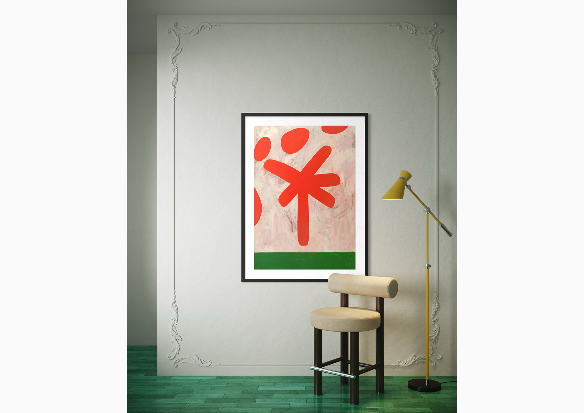 Criss Cross, Applesauce displayed in a room