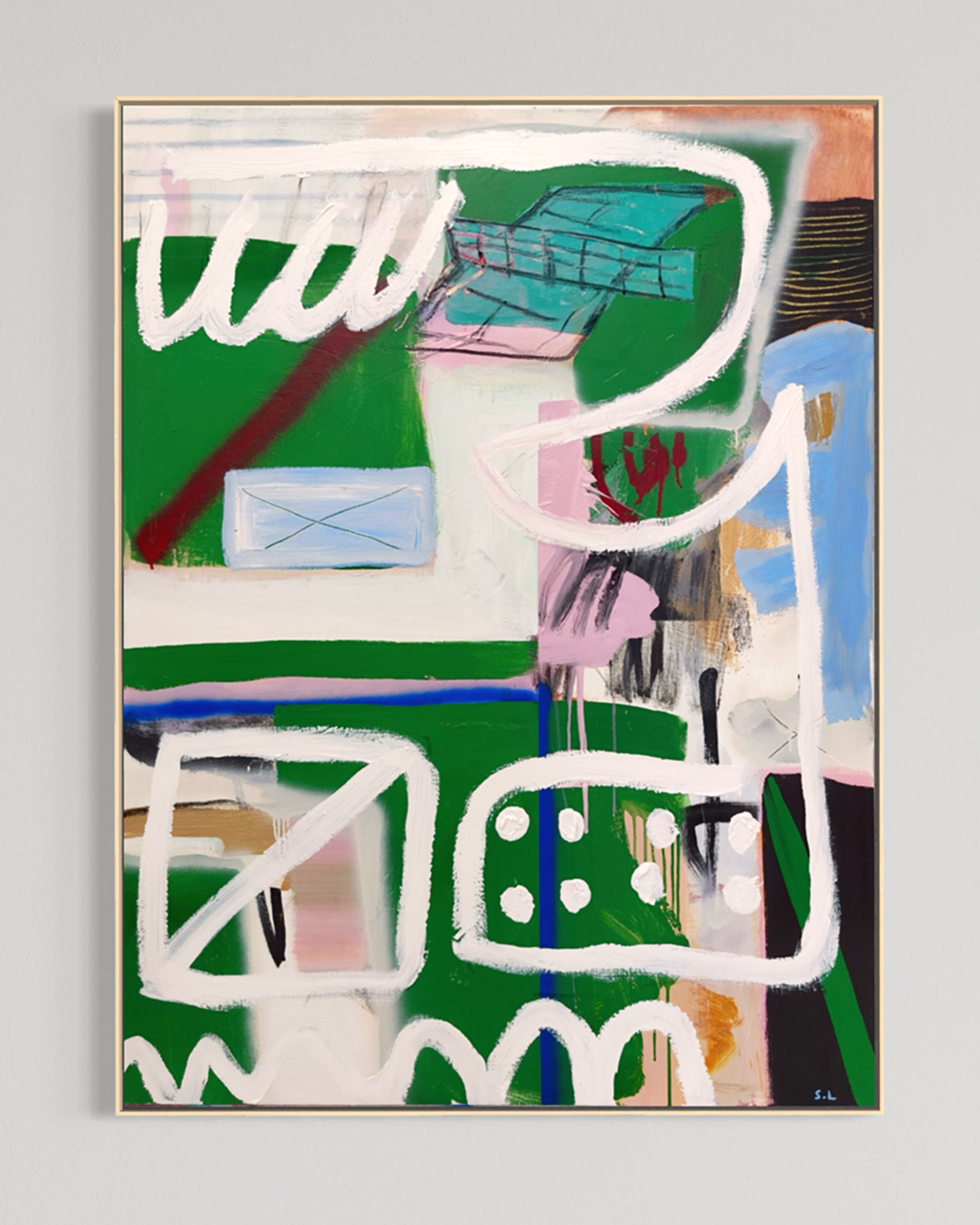 Sean Loch working in his studio