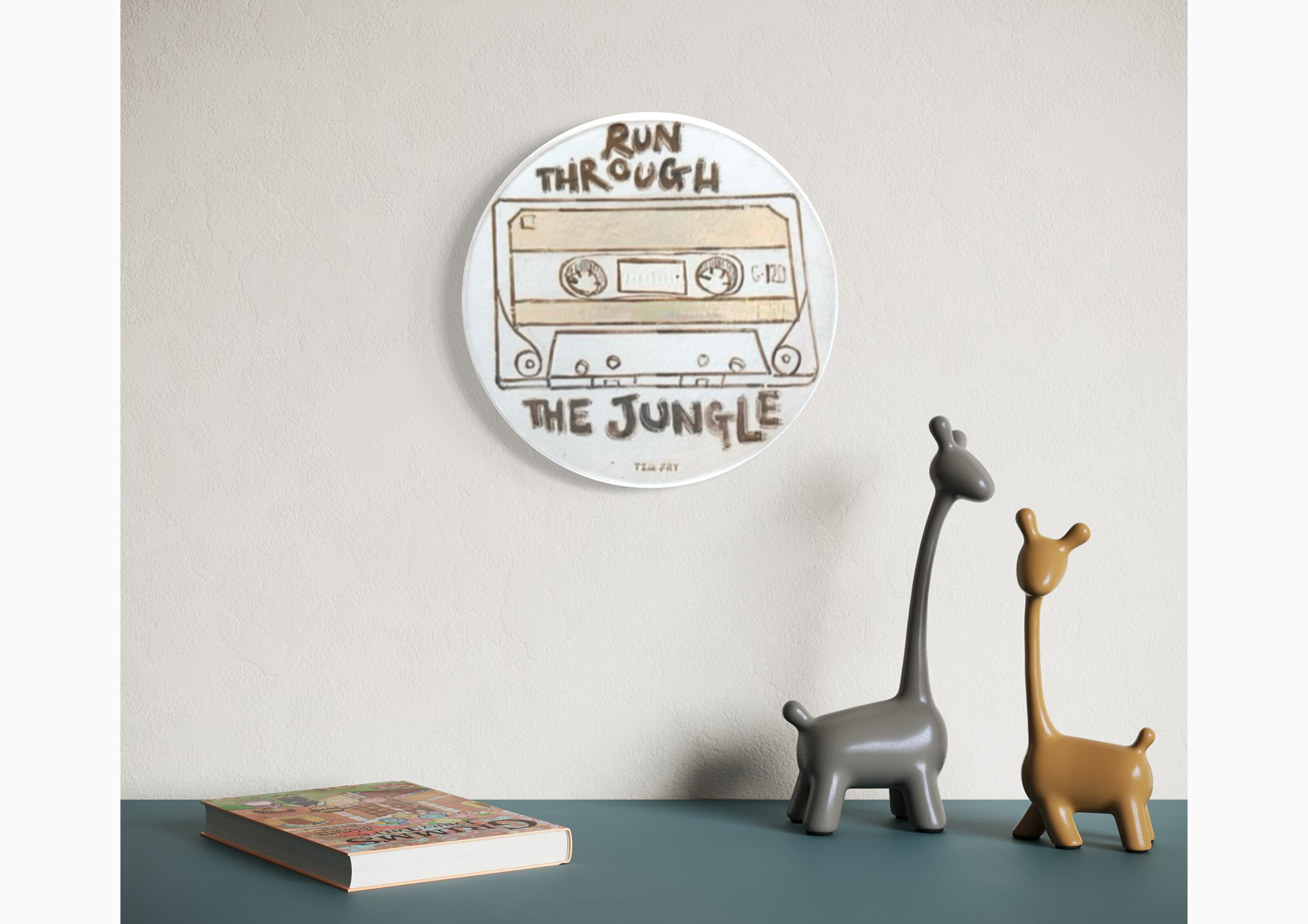 Run Through the Jungle displayed in a room